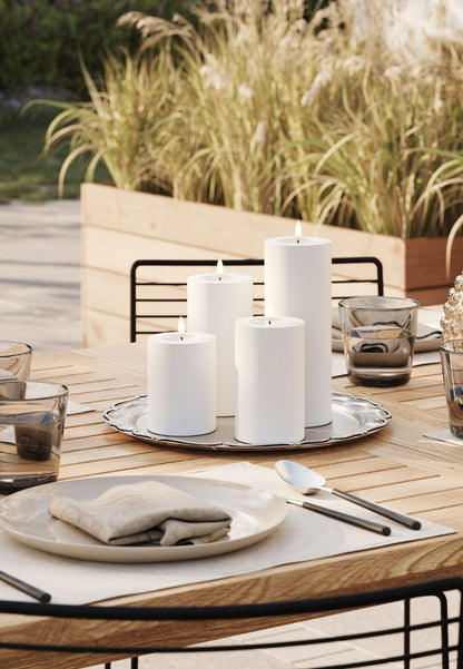 LED Blockljus Utomhus Vit 7,5x20 cm