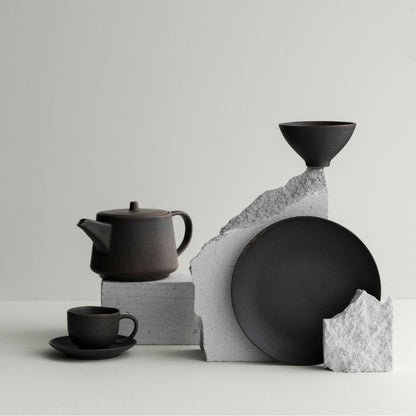 Kumi Desserttallrik Ø21 cm Espresso