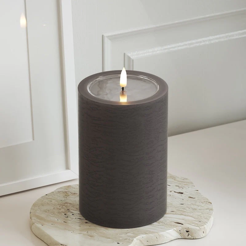 Unique LED Blockljus Mocca 10x15 cm