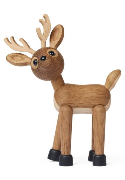 Star Rådjur Trädekoration 26 cm Ek