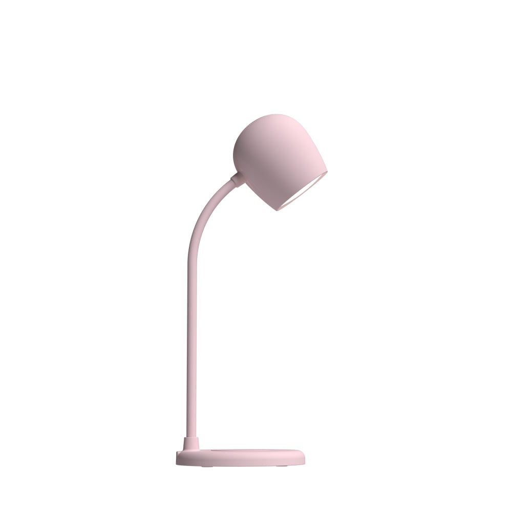Ellie LED-lampa/Högtalare/Qi Dusty Rose