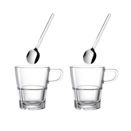 Senso Kaffeset med sked 250ml 2-pack