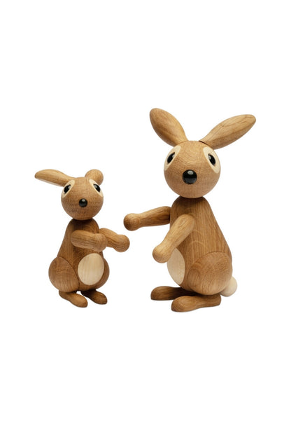 Bounce Kanin Trädekoration 9,5 cm Ek