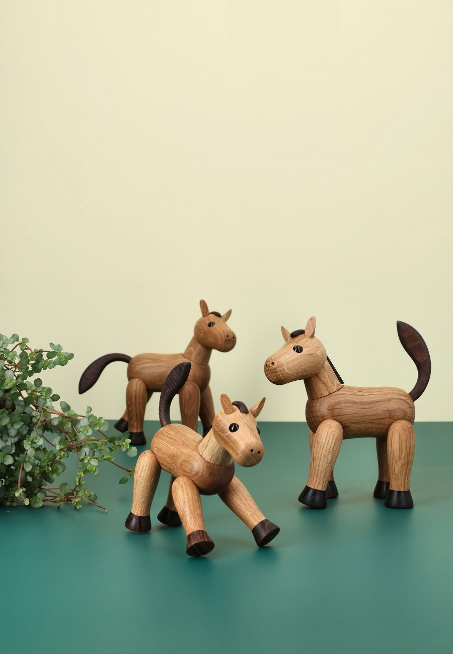 Comet Häst Trädekoration 10 cm Ek