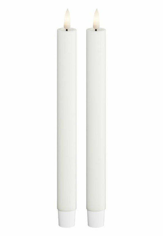 LED Kronljus 2,2x24 cm Vit 2-pack