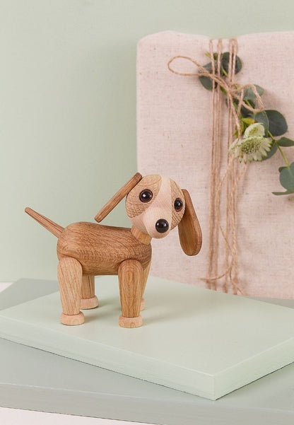 Fluff Hund Trädekoration 11 cm Ek
