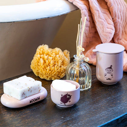 Mumin Skål med Lock Rosa