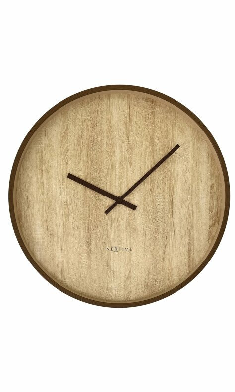 Oslo Large Väggklocka 50 cm Brun