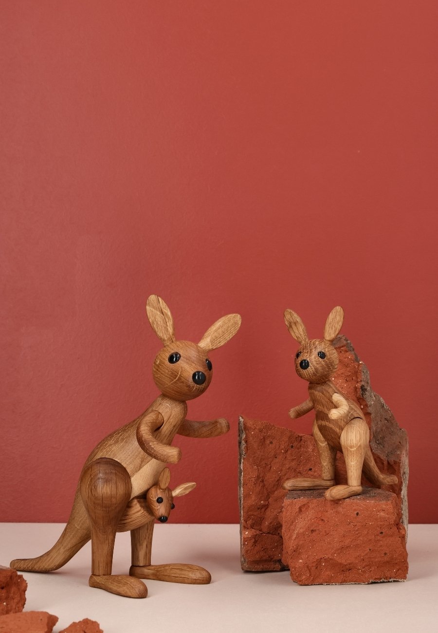 Sydney Känguru Trädekoration 16,5 cm Ek