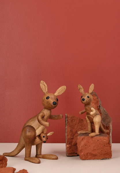 Sydney Känguru Trädekoration 16,5 cm Ek