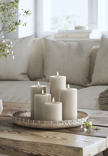 LED Blockljus Sand 5x10 cm