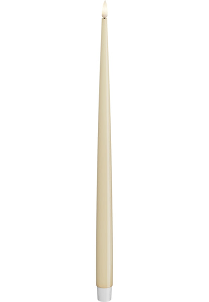 LED Kronljus Shiny 2,2x38 cm Cream 2-pack