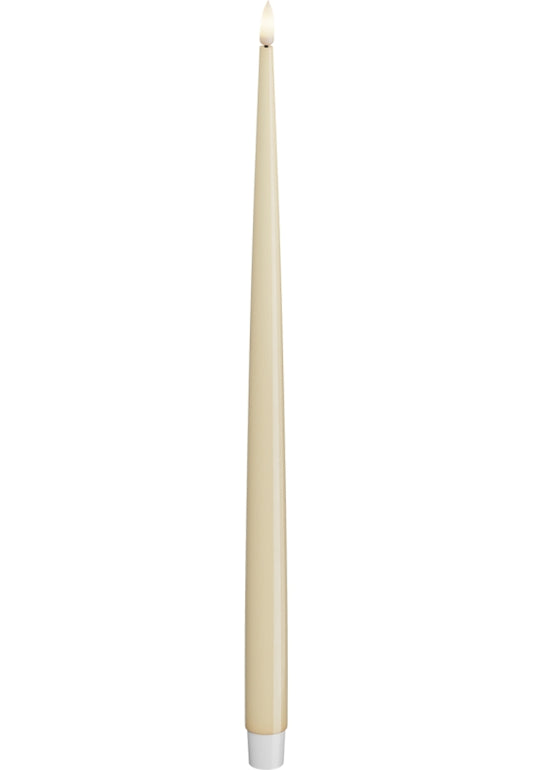 LED Kronljus Shiny 2,2x38 cm Cream 2-pack