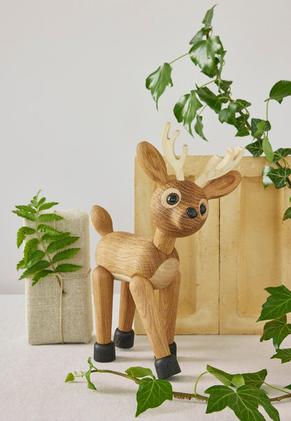 Star Rådjur Trädekoration 26 cm Ek