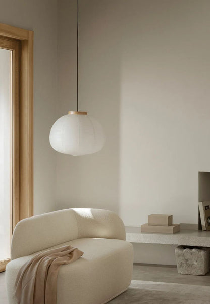 KAMI Pendant Lamp H 48 cm Ø60 cm Oak