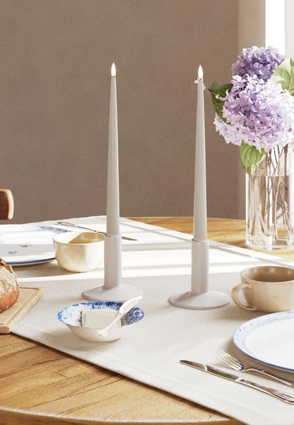 LED Kronljus Shiny 2,2x28 cm Sand 2-pack