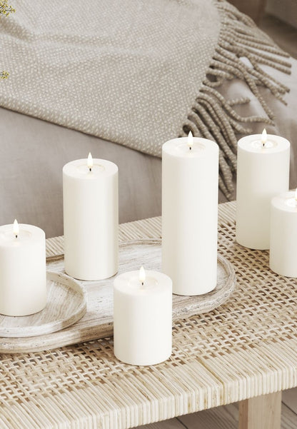 LED Blockljus Vit 5x20 cm