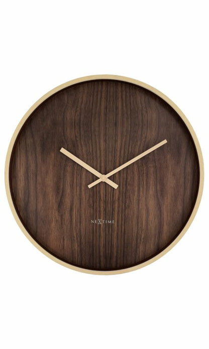 Oslo Large Väggklocka 50 cm Brun