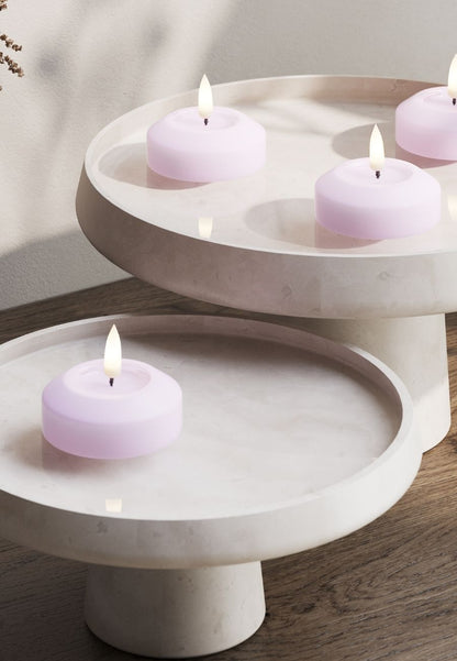 LED Flytande Värmeljus 6,1 cm Lavendel 2-pack