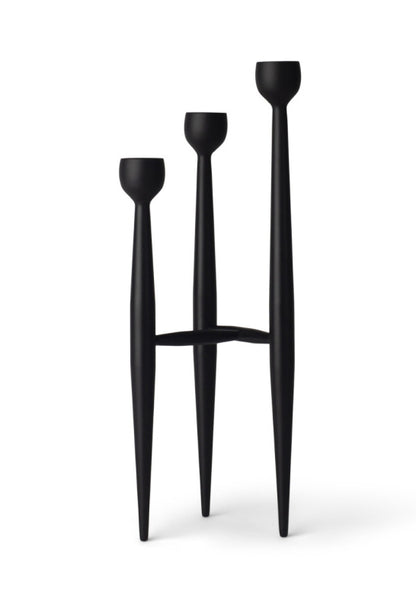 Apollo Ljusstake 32 cm Svart