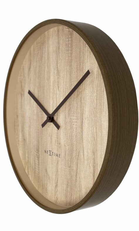 Oslo Väggklocka 30 cm Brun