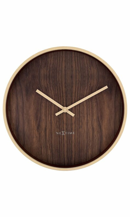 Oslo Väggklocka 30 cm Brun