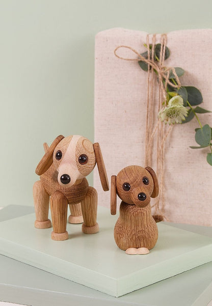 Fluff Hund Trädekoration 11 cm Ek