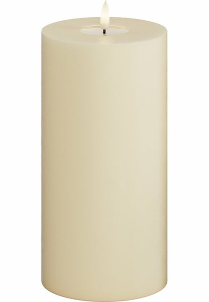 LED Blockljus Cream 10x20 cm