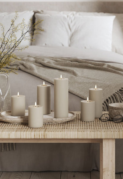 LED Blockljus Sand 10x15 cm