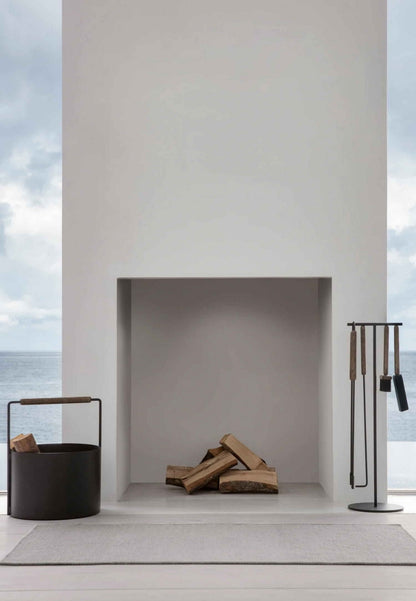 Ashi Kaminverktyg 75,5 cm Svart 5 Delar