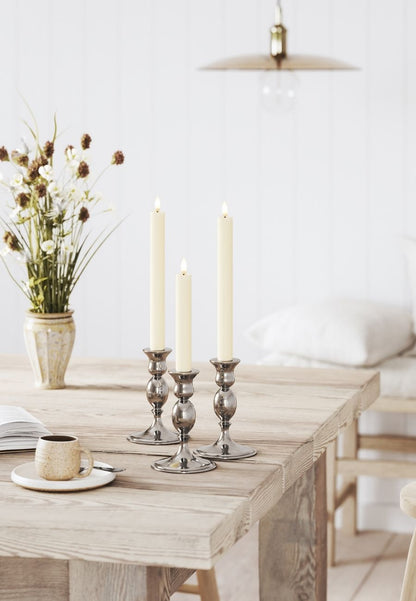 LED Kronljus 2,2x24 cm Cream 2-pack