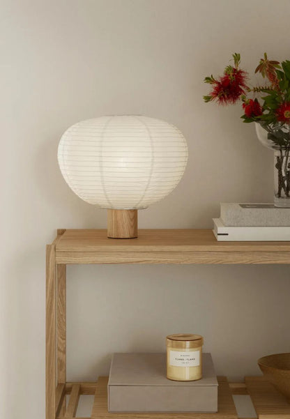 KAMI Table Lamp H 31 cm Ø32 cm Oak