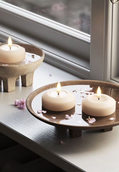 LED Flytande Värmeljus 6,1 cm Rosa 2-pack