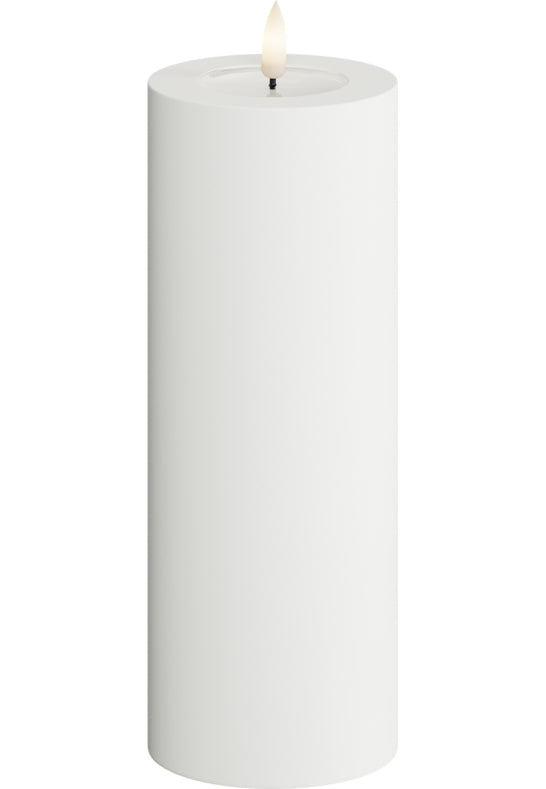 LED Blockljus Utomhus Vit 7,5x20 cm