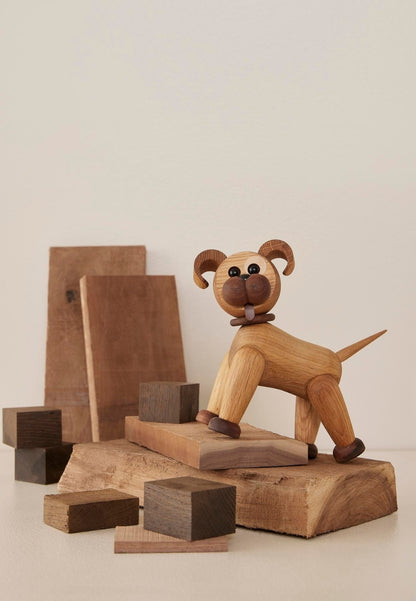 Buddy Hund Trädekoration 20,5 cm Ek