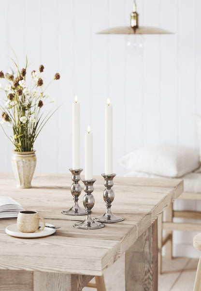 LED Kronljus 2,2x24 cm Vit 2-pack