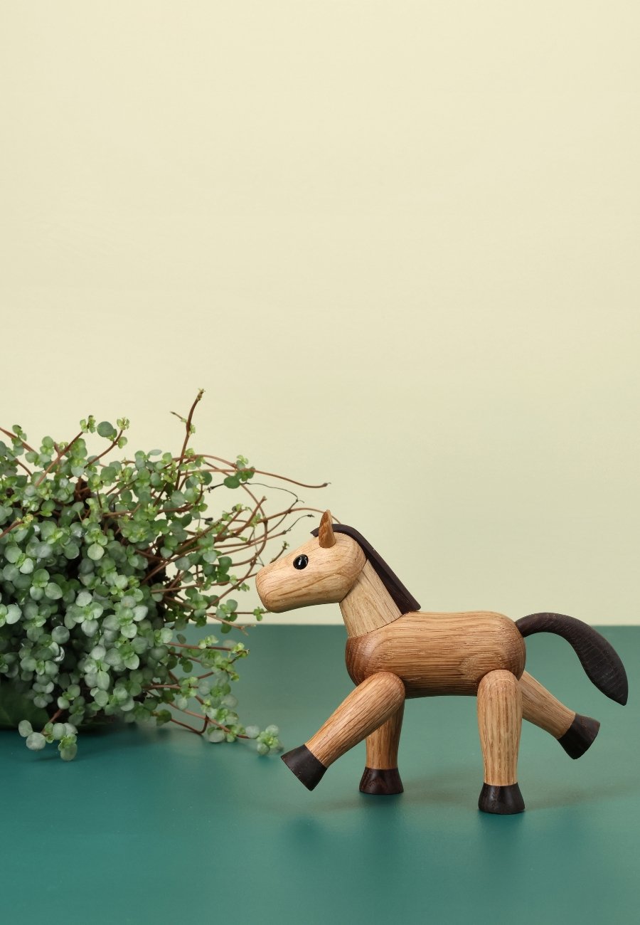 Comet Häst Trädekoration 10 cm Ek