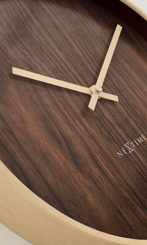 Oslo Väggklocka 30 cm Brun