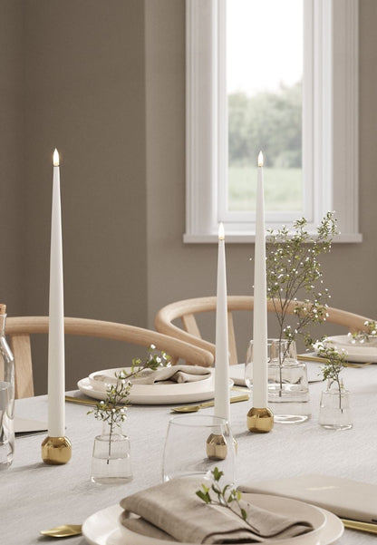 LED Kronljus Shiny 2,2x28 cm Vit 2-pack