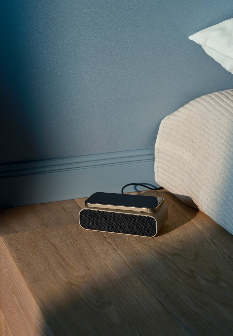 Wakie Väckarklocka Wake-Up light & Qi Ivory Sand