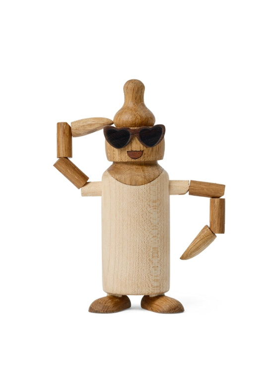 Billie Nappflaska Trädekoration 11,6 cm Lönn