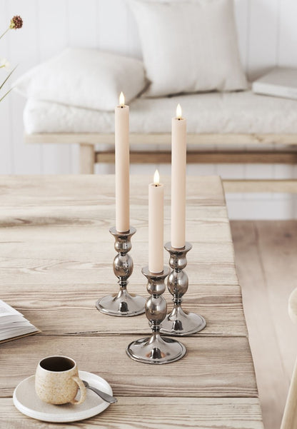 LED Kronljus 2,2x24 cm Rosa 2-pack