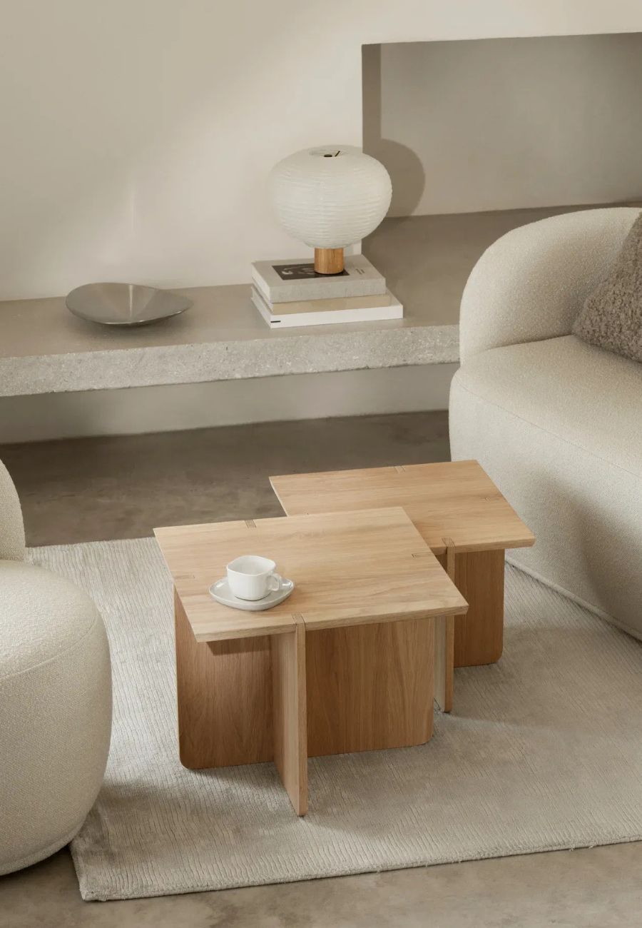 KAMI Table Lamp H 31 cm Ø32 cm Oak