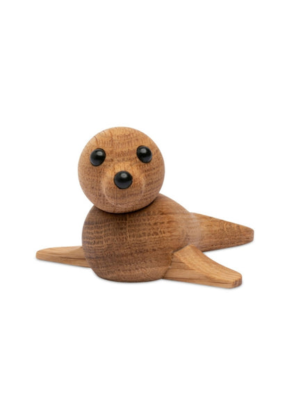 Mini Säl Trädekoration 9 cm Ek