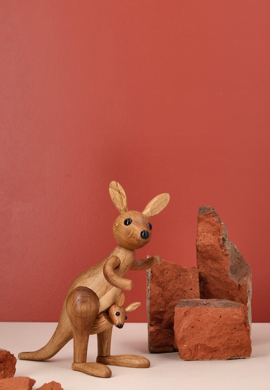 Sydney Känguru Trädekoration 16,5 cm Ek