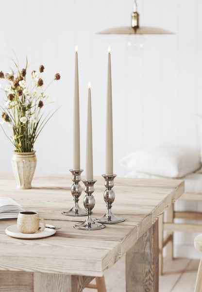 LED Kronljus Shiny 2,2x38 cm Sand 2-pack