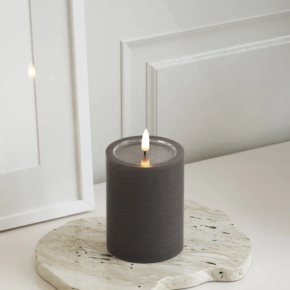 Unique LED Blockljus Mocca 7,5x10 cm