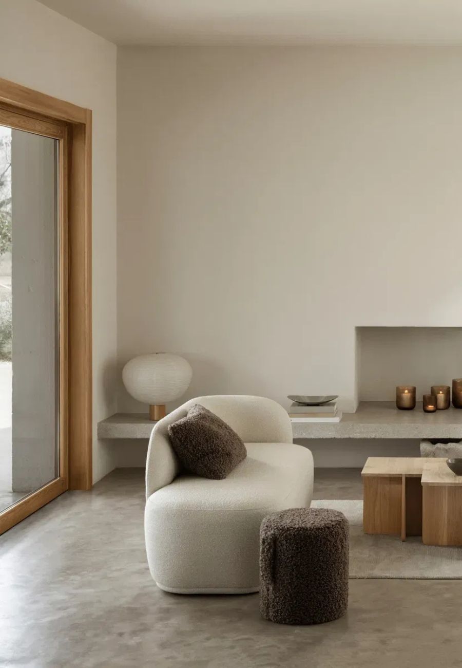 KAMI Table Lamp H 46 cm, Ø 460 cm Oak